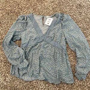 In bloom new with tags floral blouse